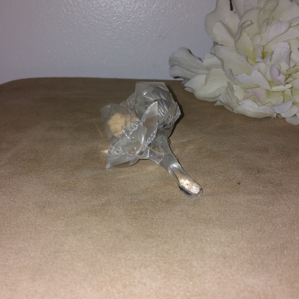 Swarovski Crystal The Rose Flower Statue - Picture 8 of 10